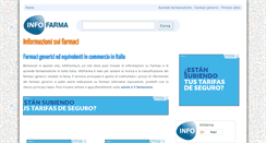 Desktop Screenshot of infofarma.it