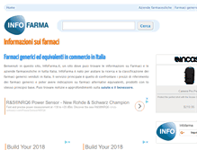 Tablet Screenshot of infofarma.it